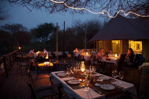 Taranga Safari Lodge diner